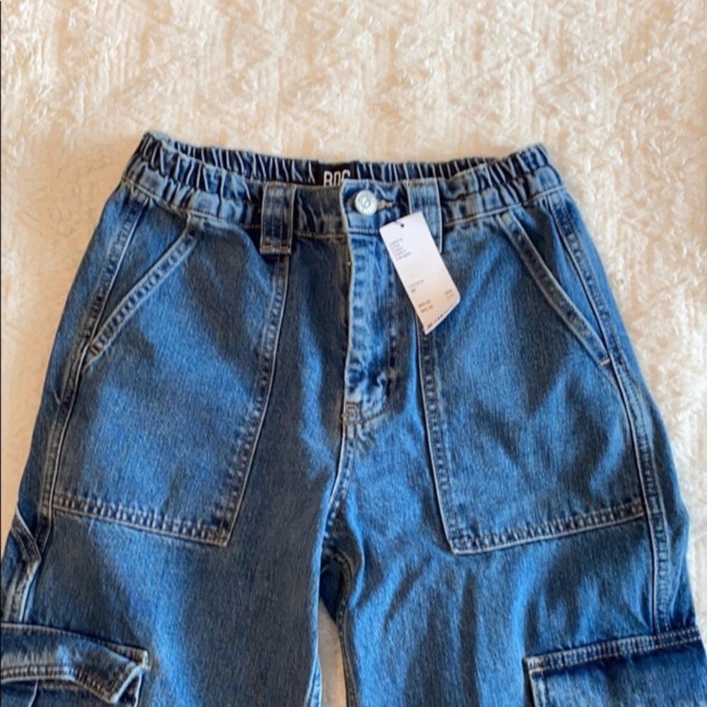 💙 BDG Blue Women's Cargo Jeans